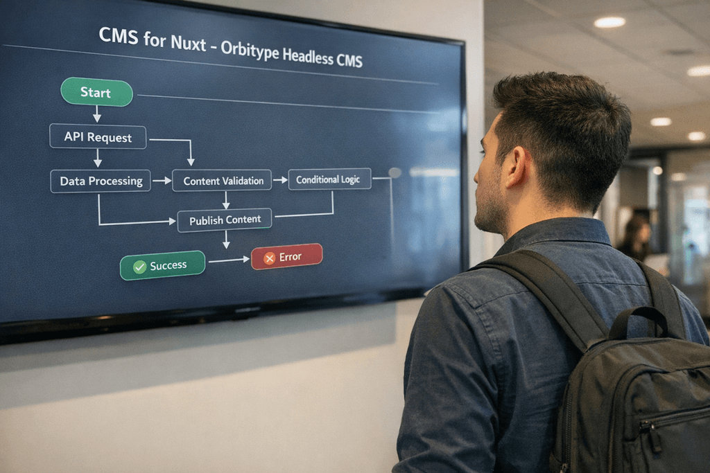 CMS for Nuxt - Orbitype Headless CMS