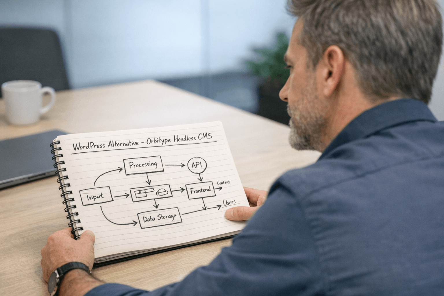 WordPress Alternative - Orbitype Headless CMS