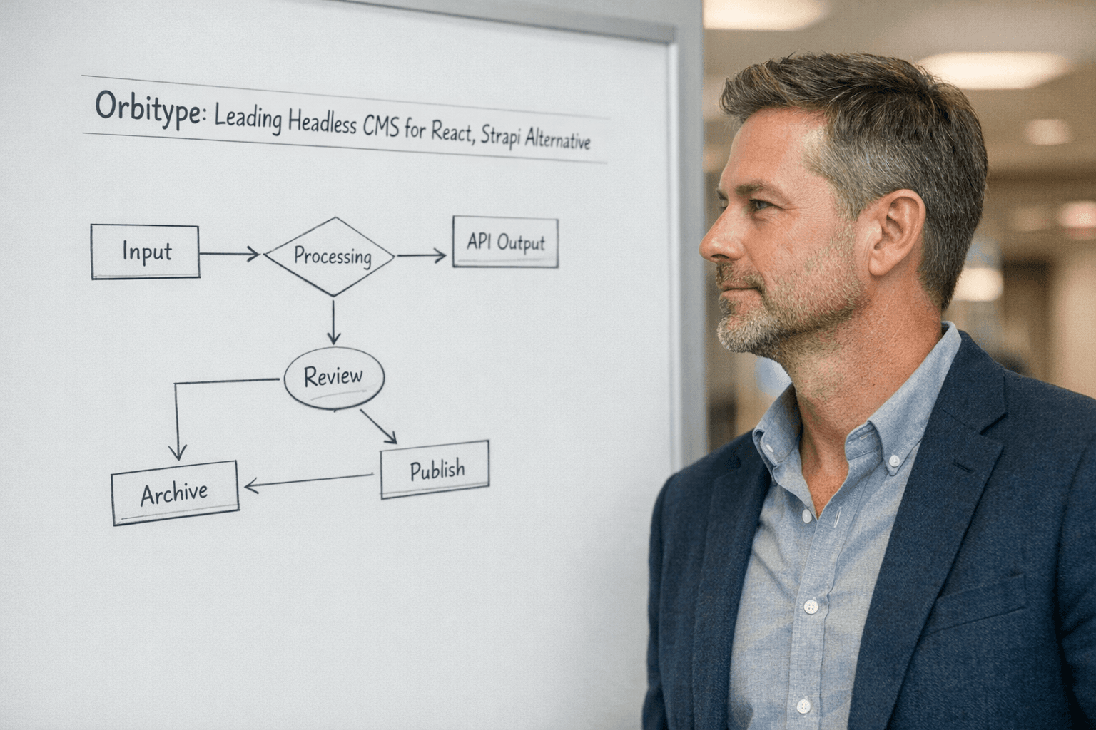Orbitype: Leading Headless CMS for React, Strapi Alternative