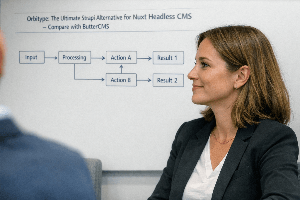 Orbitype: The Ultimate Strapi Alternative for Nuxt Headless CMS - Compare with ButterCMS